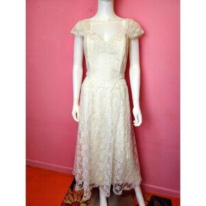 Jessica McClintock Women's Cream Dress